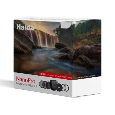 Haida NanoPro 82mm Magnetic UV+CPL+ND Kit (Fits 67, 72, 77, 82mm Lenses)