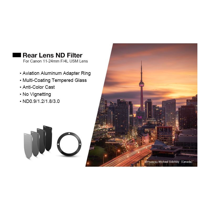 haida rear lens filter kit for canon 11 24mm f 4l usm lens