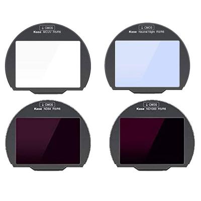 Kase Clip-in 4 in 1 Filter Set (UV, Neutral Night, ND 1.8, ND 3.0) for Canon R5/R6/R3 Mirrorless Digital Camera