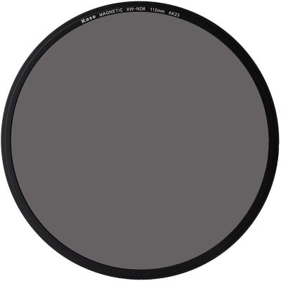 Kase 112mm Wolverine Magnetic ND8 Solid Neutral Density 0.9 Filter with 112mm Lens Adapter Ring (3-Stop)