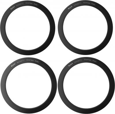 Kase Wolverine 82mm Magnetic 4 Step Up Adapter Ring Set 62mm, 67mm, 72mm, 77mm to 82mm