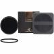 Kase 95mm Wolverine Magnetic ND1000 Solid Neutral Density 3.0 Filter with 95mm Lens Adapter Ring (10-Stop)