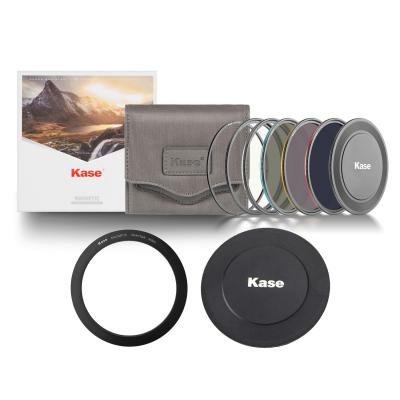 Kase 82mm KW Revolution Magnetic Pro ND Filter Kit with 77-82mm Magnetic Step Up Ring and Front Lens Cap