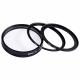 *OPEN BOX* Kase 77mm Close Up Lens Set +2 Macro Lens Filter with 67-77mm and 72-77mm Step Up Rings 2