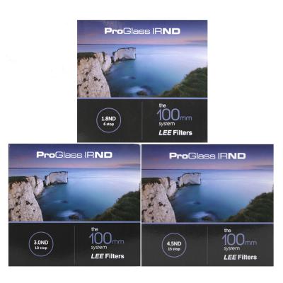 Lee Filters 100mm ProGlass IRND 6, 10, and 15 Stop Filter Kit